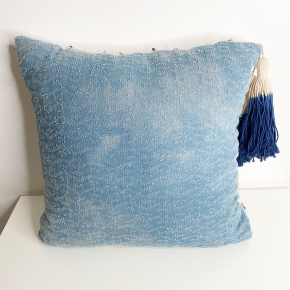 Opalhouse square washed textured throw pillow blue - Picture 6 of 8
